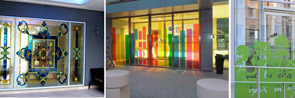 Glass sticker printing in dubai