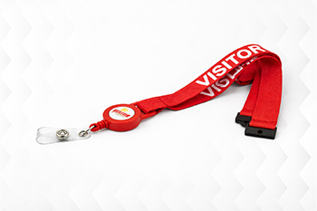 Reel Badge + Breakaway lanyard printing