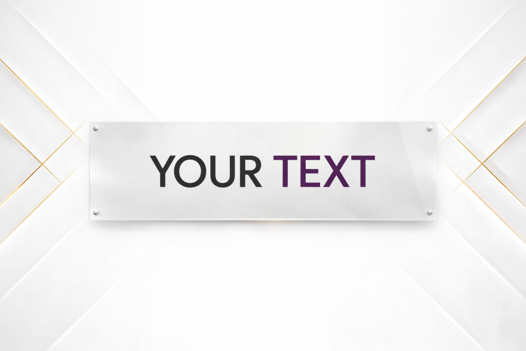 acrylic signage manufacturers sharjah