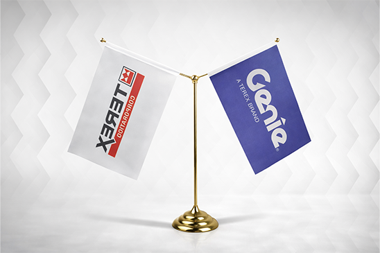 corporate table flag printing service in dubai