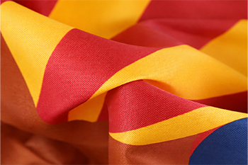 nylon material table hand flag