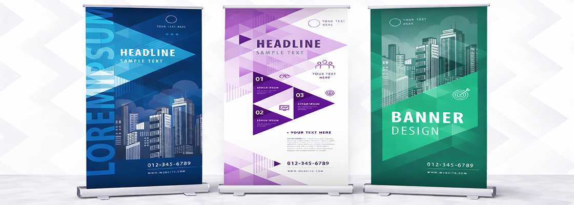 roll up banner printing service in dubai