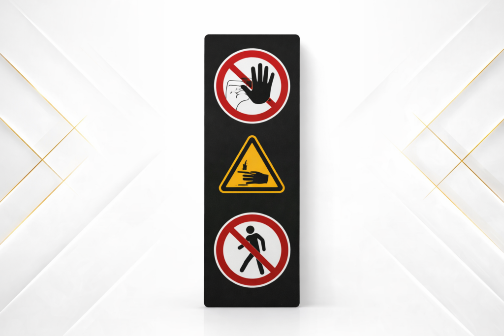 safety & compliance signage manufacturers abudhabi