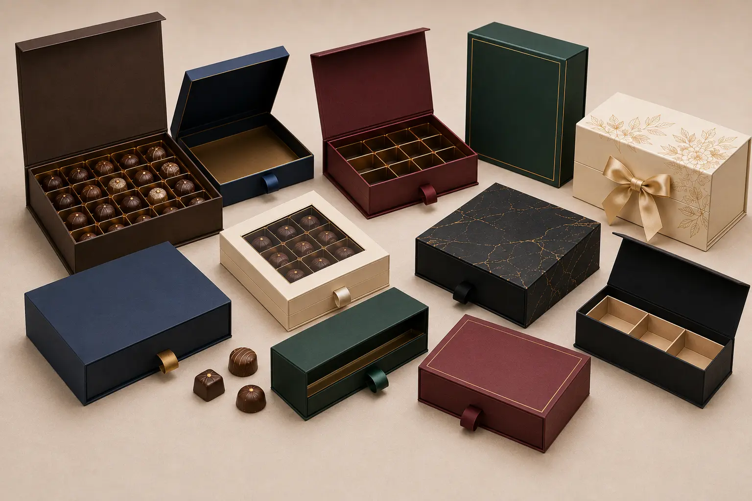 Custom Printed Chocolate Boxes