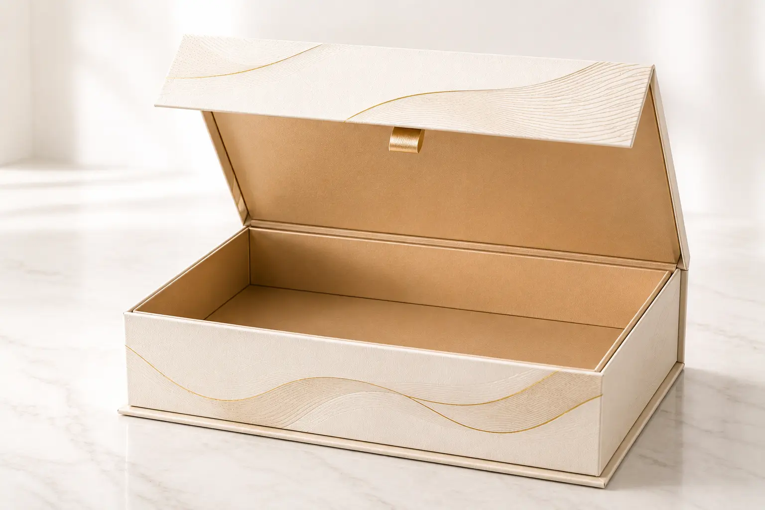 Magnetic closure boxes