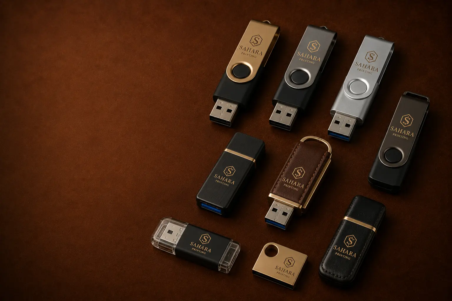 Premium Custom USB Flash Drives Printing for Corporate Branding