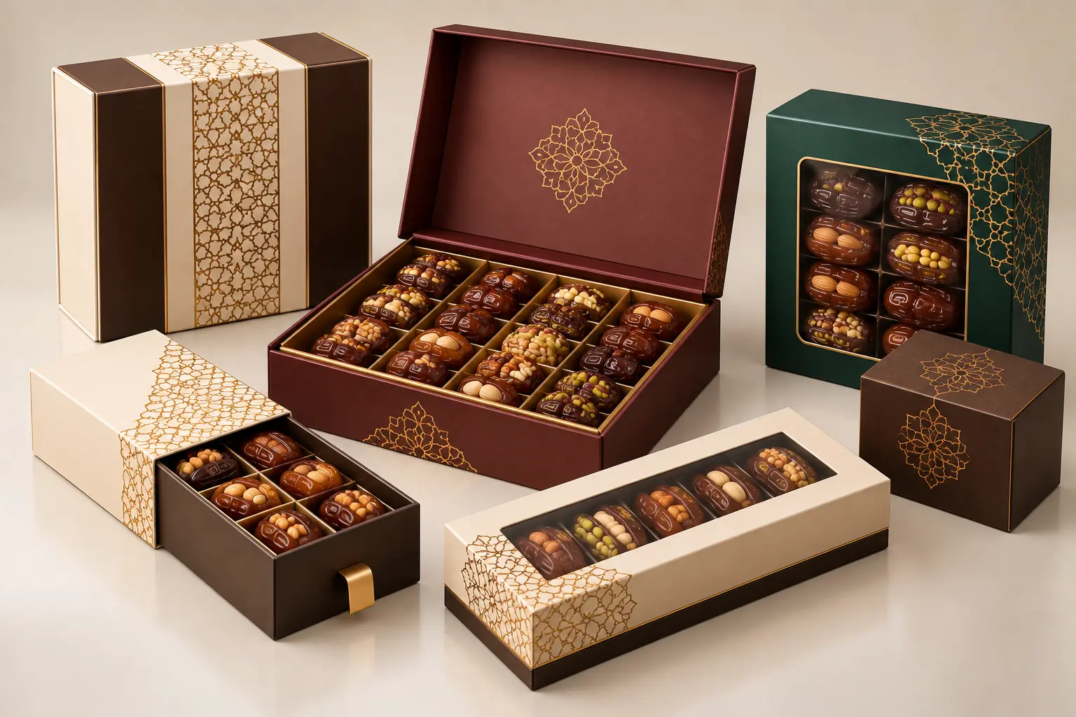 Custom Printed Dates Boxes