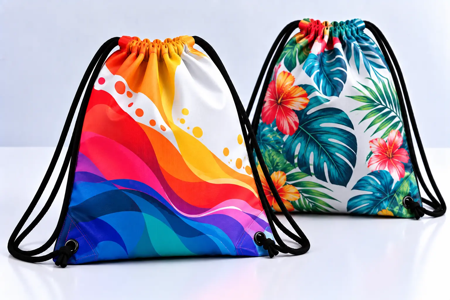 Full-Colour Printed String Bags
