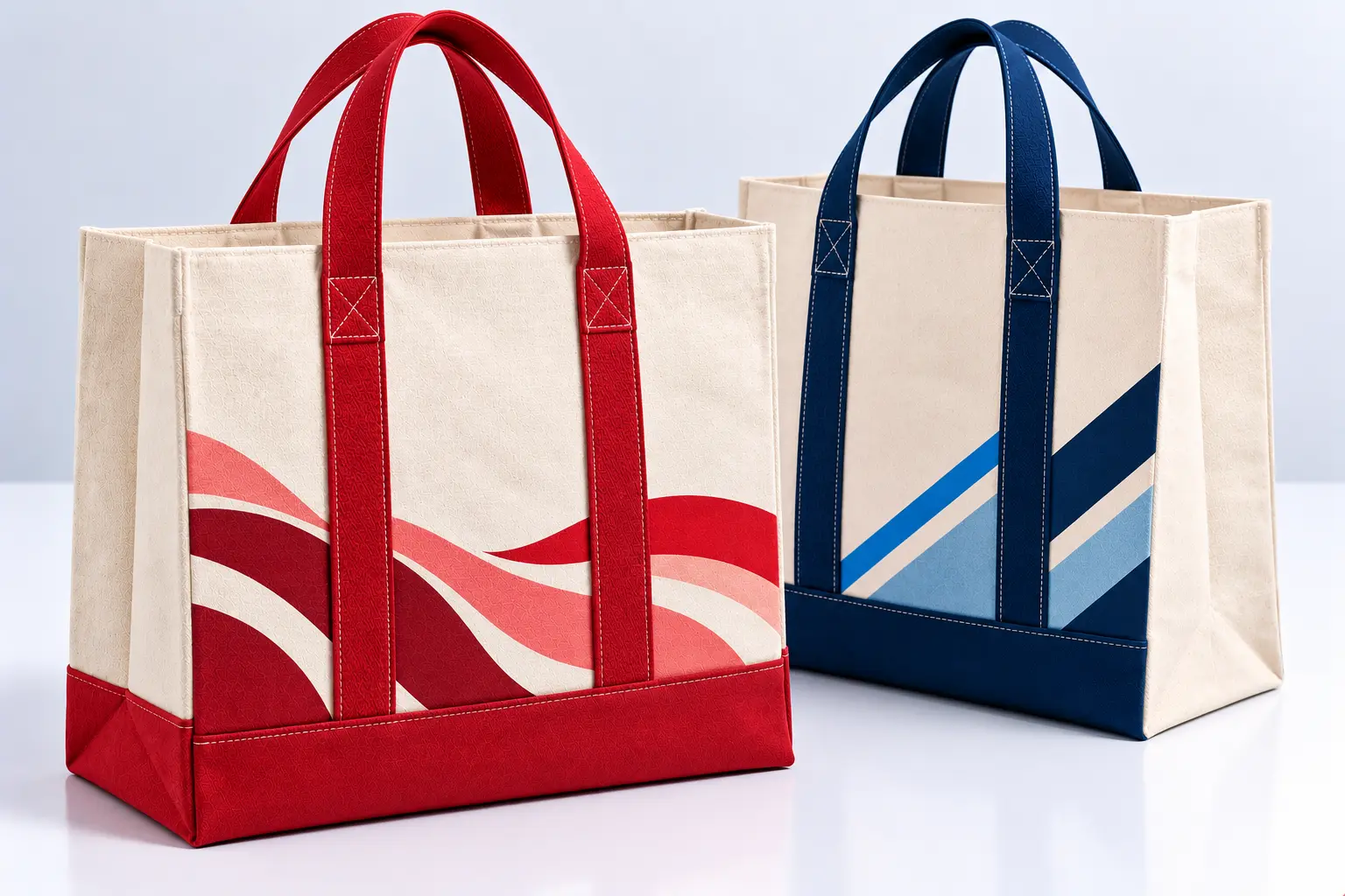 Gusseted Canvas Bags