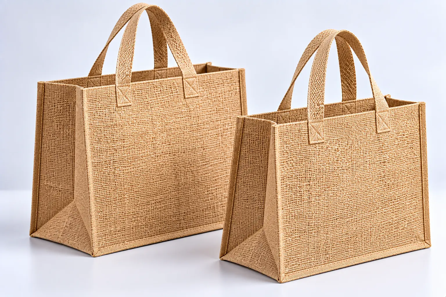 Gusseted Jute Bags