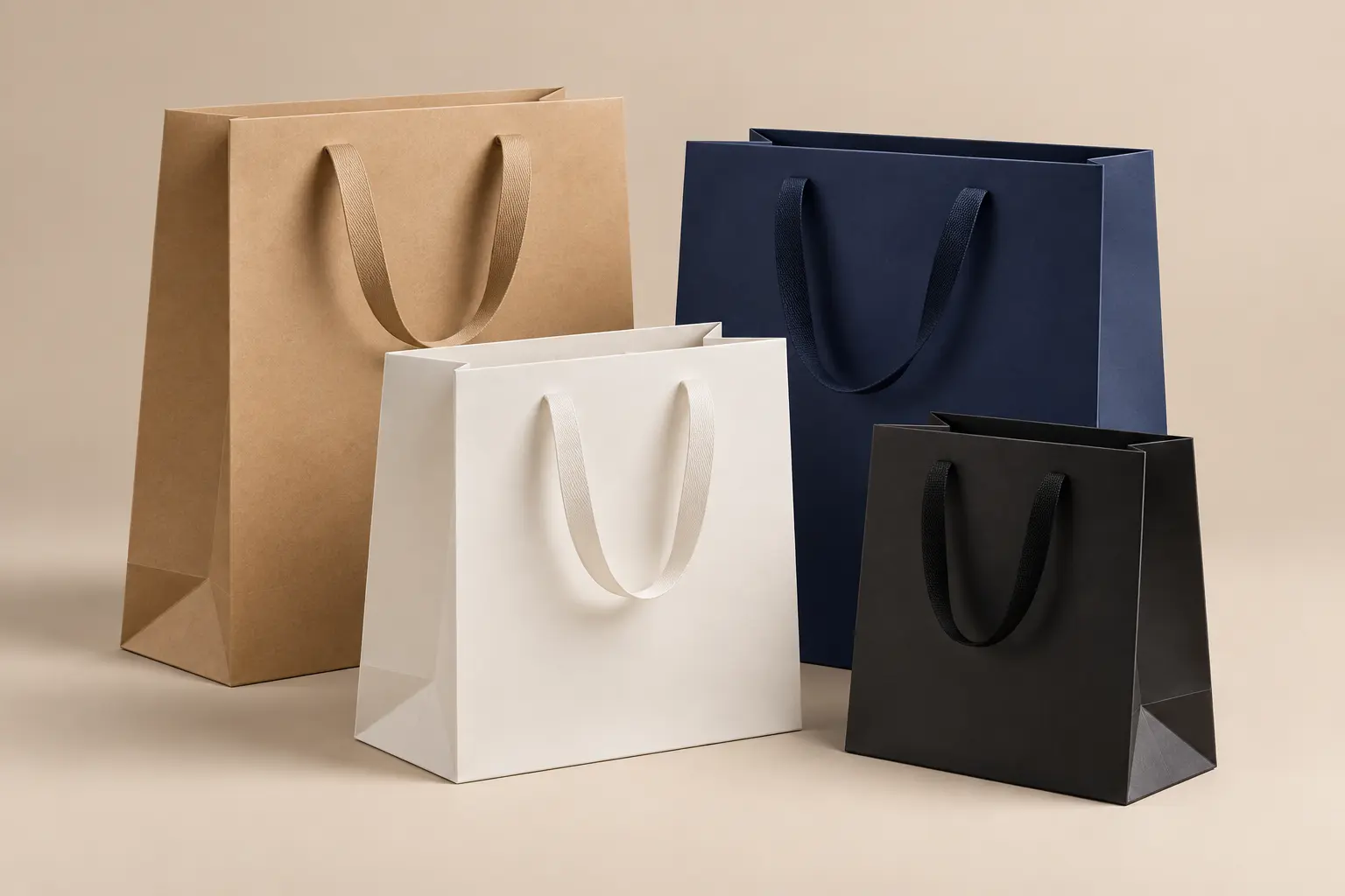 Gusseted Shopping Bags