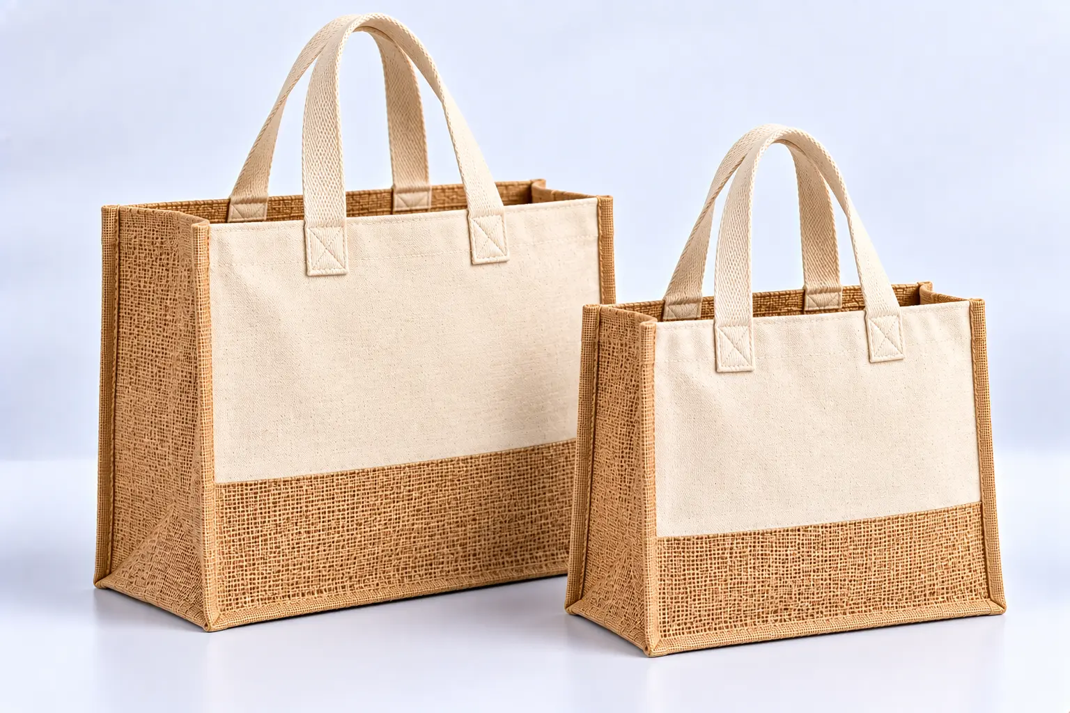 Jute & Cotton Combination Bags