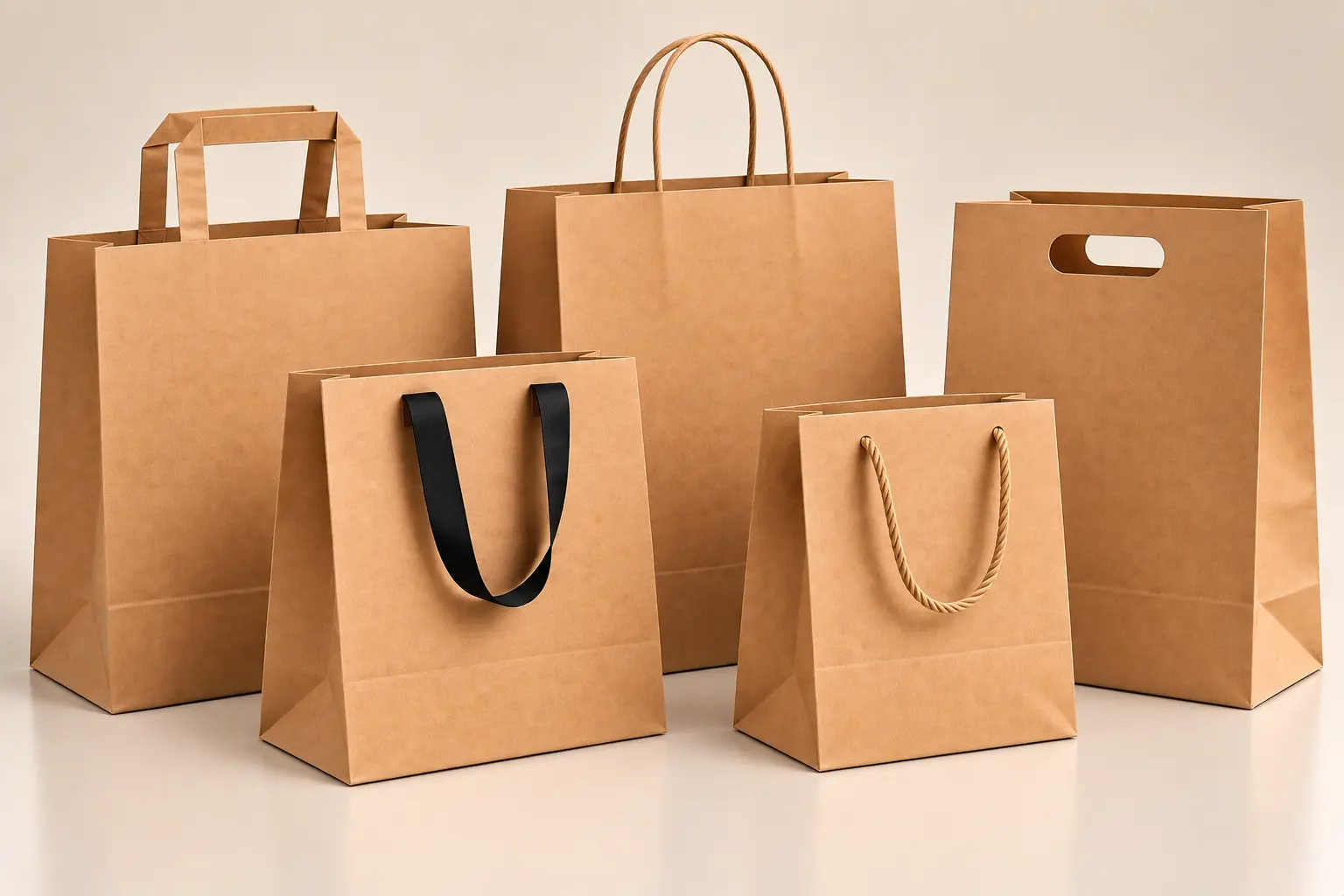 Kraft Handle Bags