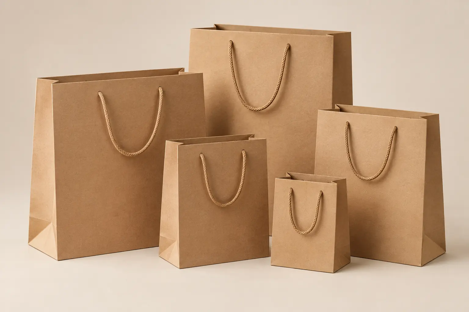 Kraft Shopping Bags