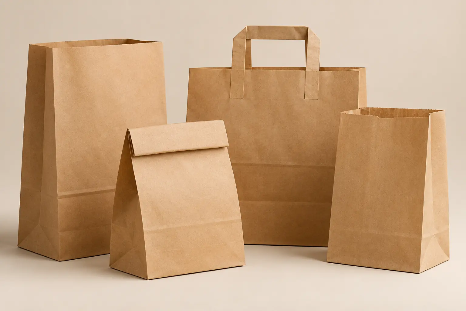 Kraft food bags