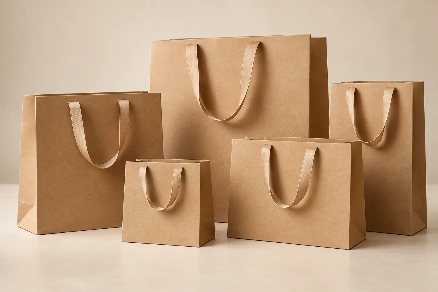 Kraft gift bags