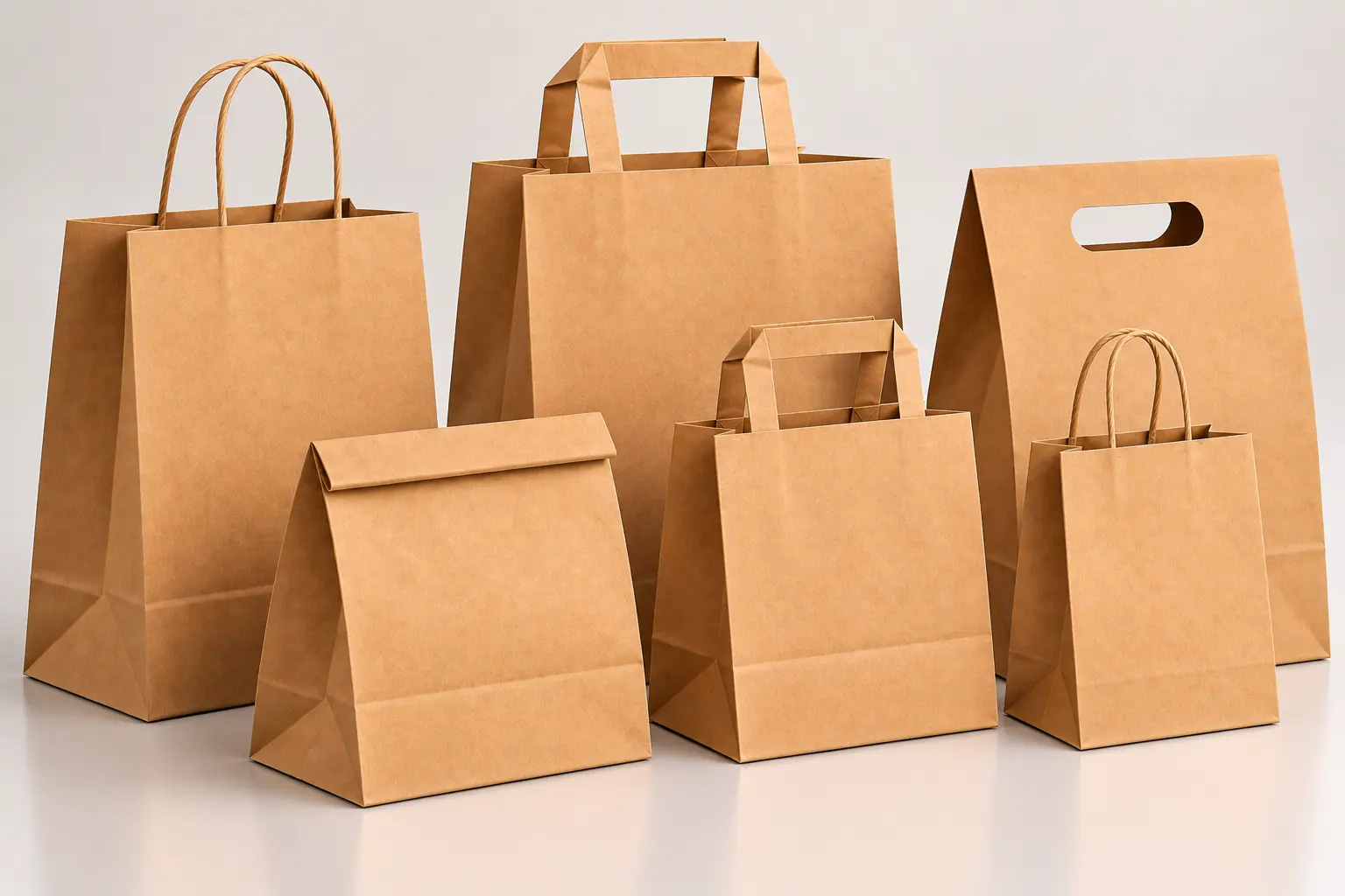 Kraft takeaway bags