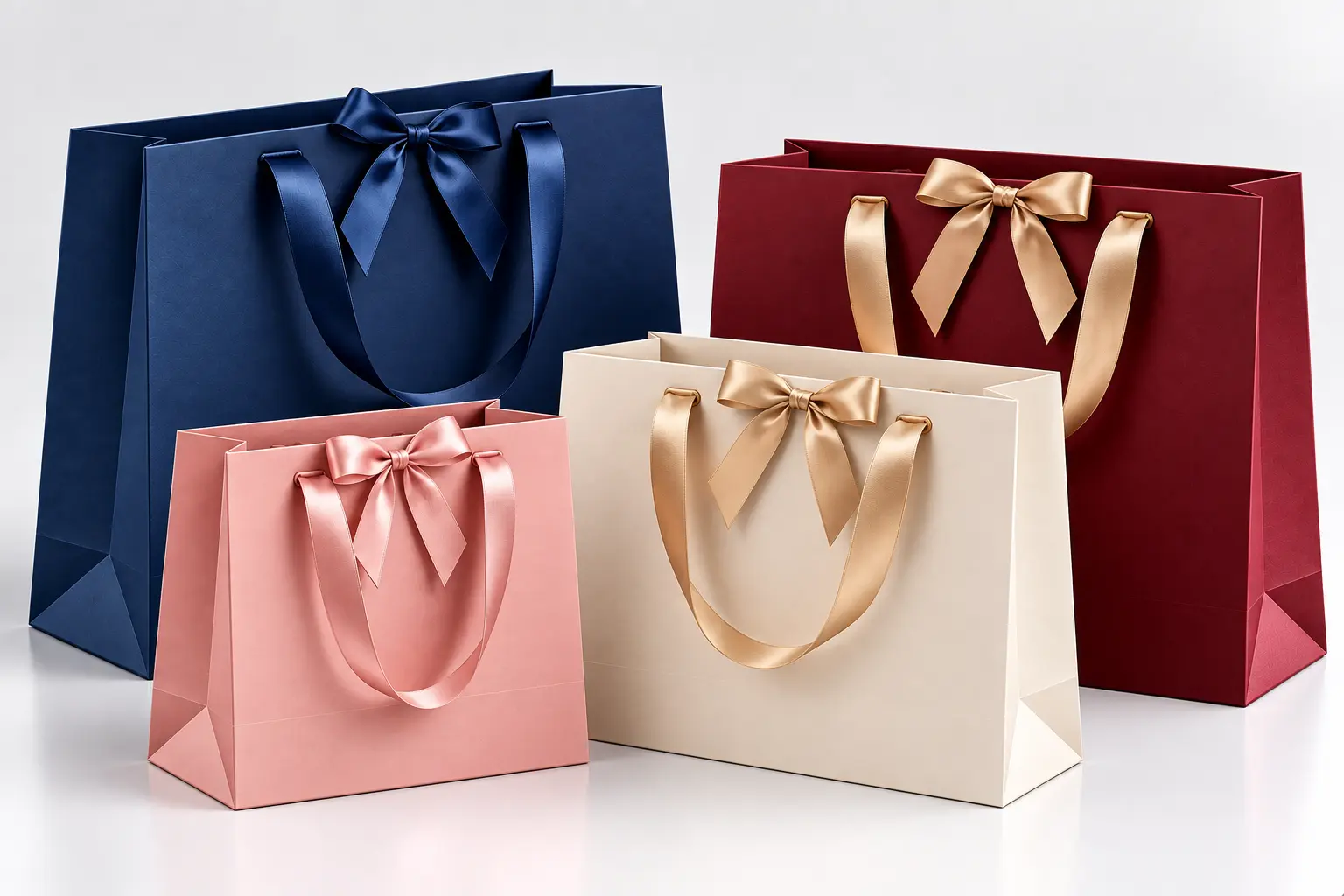 Ribbon Handle Paper Bags