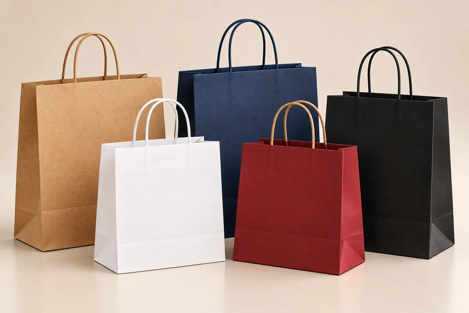 Twisted Paper Handle Bags