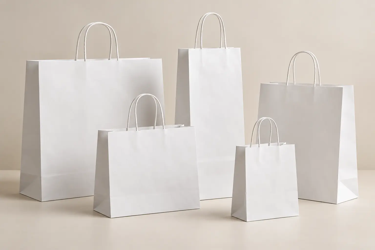 White Kraft Paper Bags