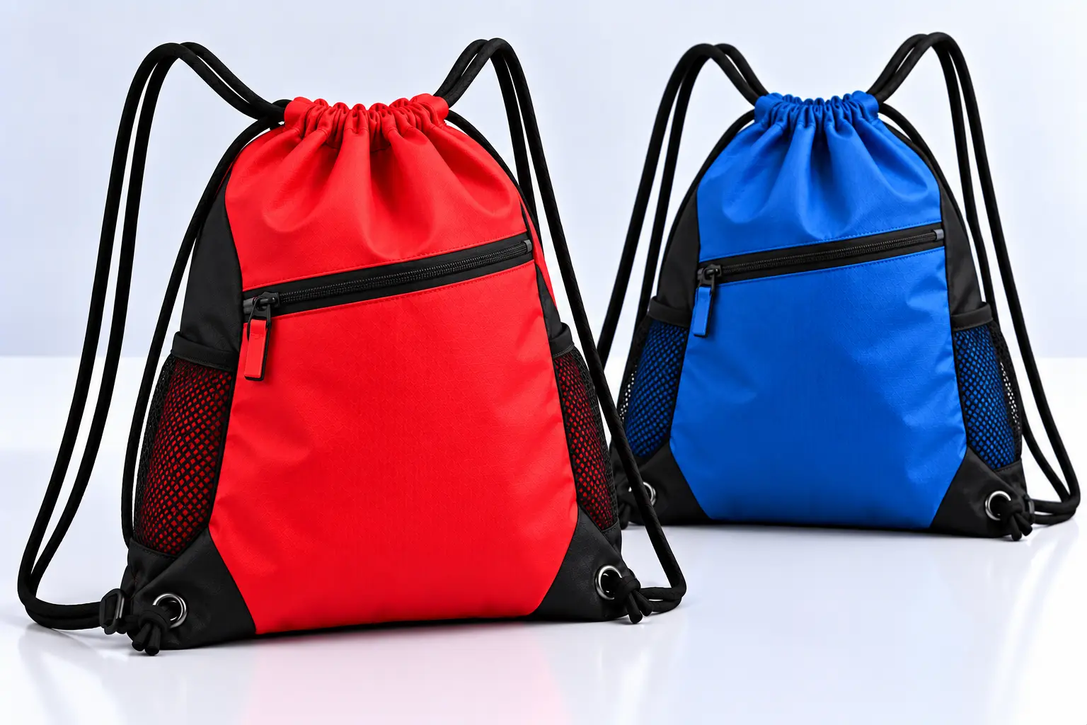 Zipper Pocket String Bags
