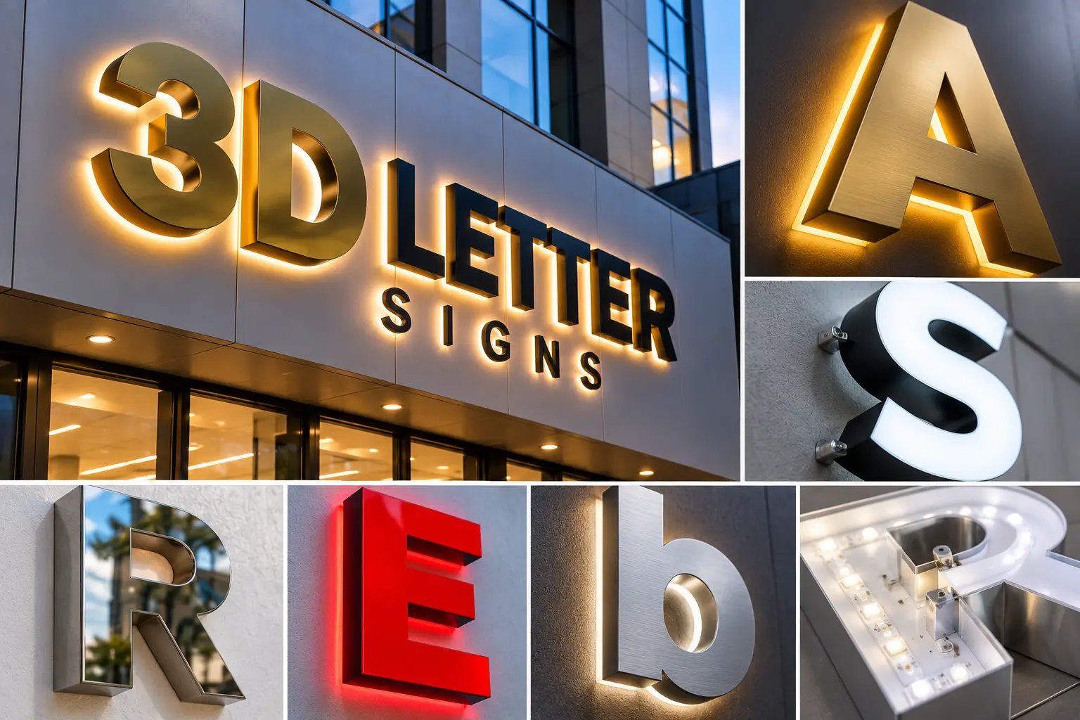 3D Letter Sign Boards