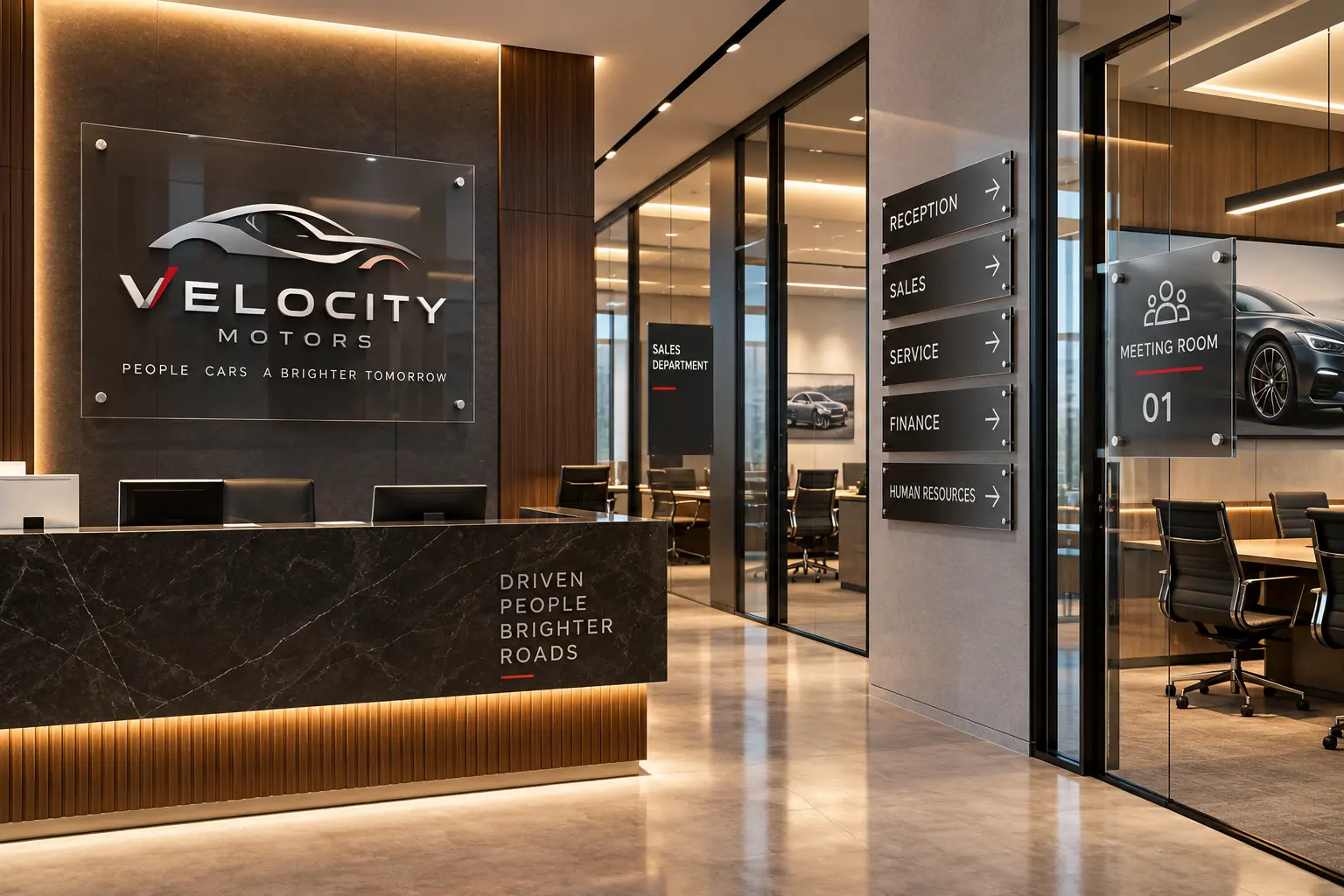 Acrylic Office Signs