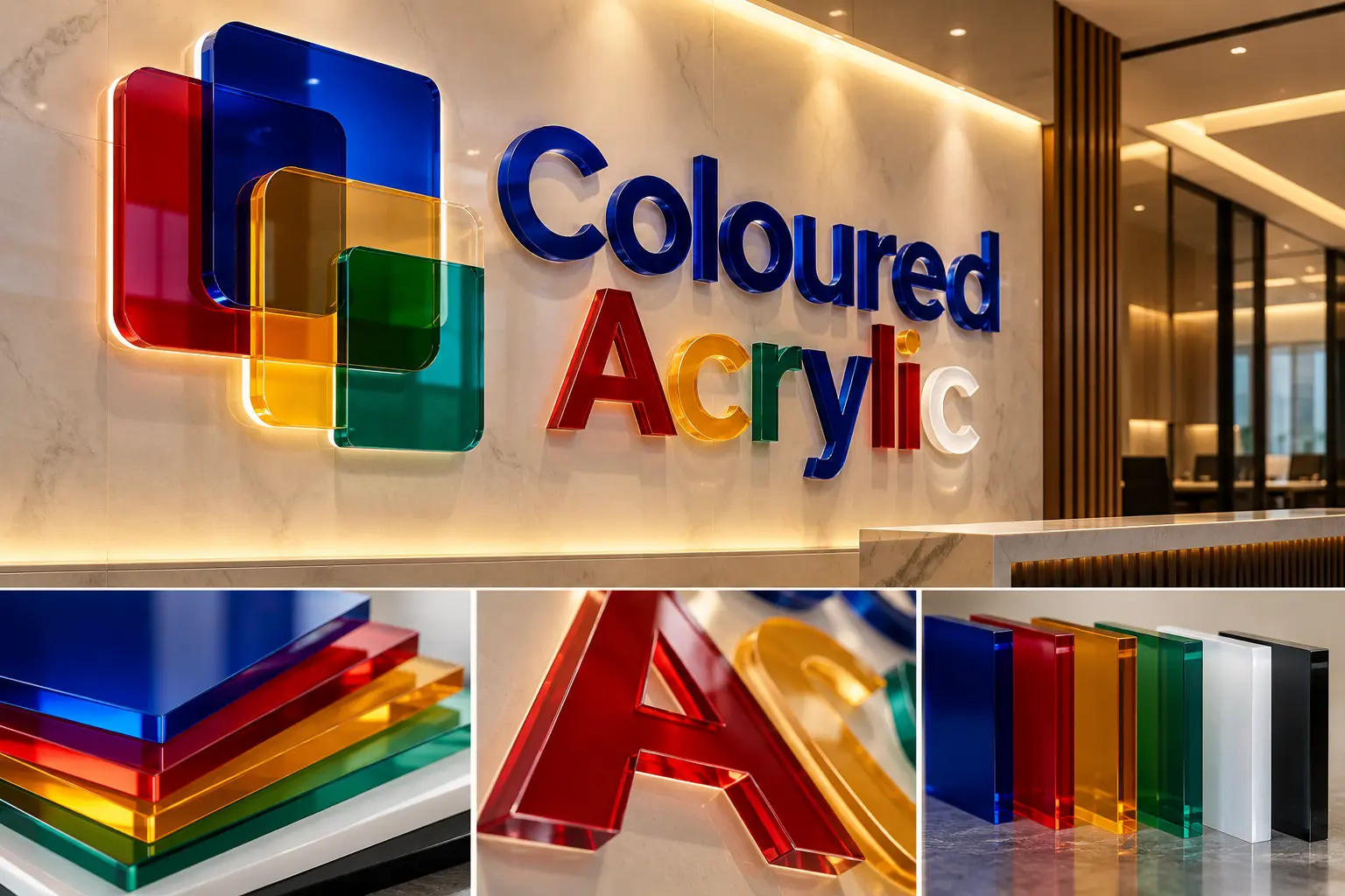 Coloured Acrylic Signs