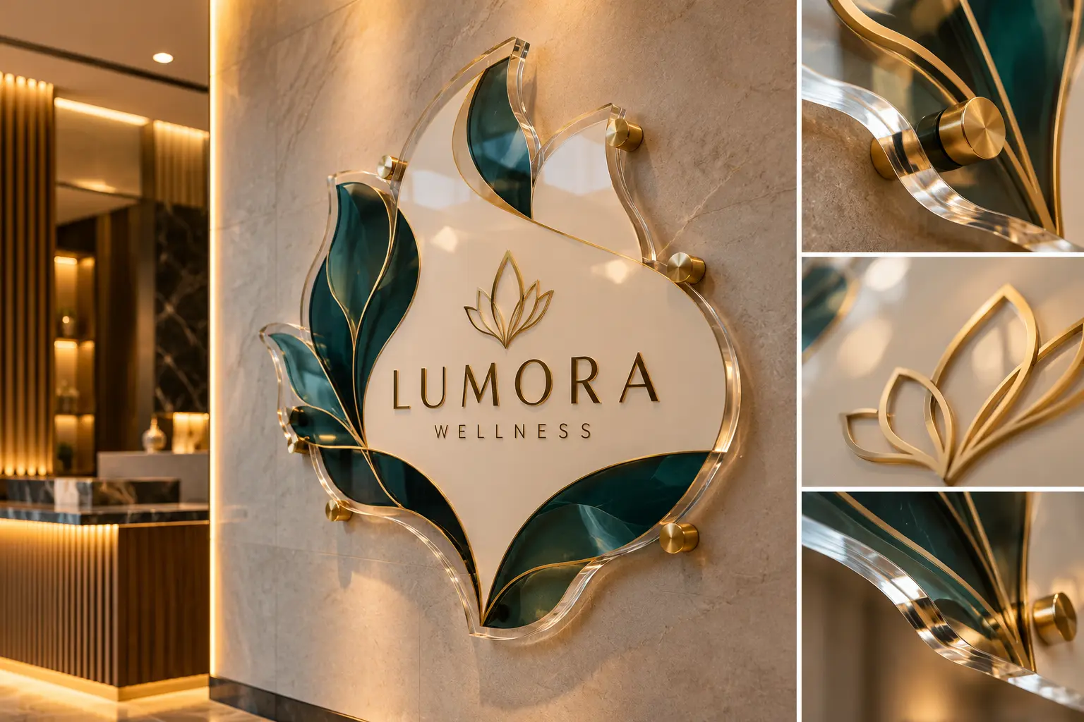 Custom-Shaped Acrylic Signs