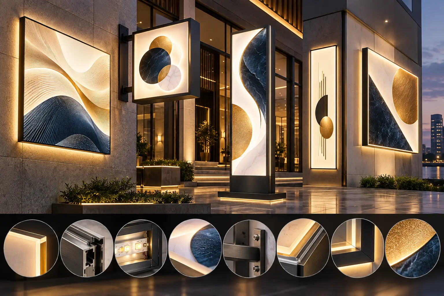 Illuminated Sign Boards