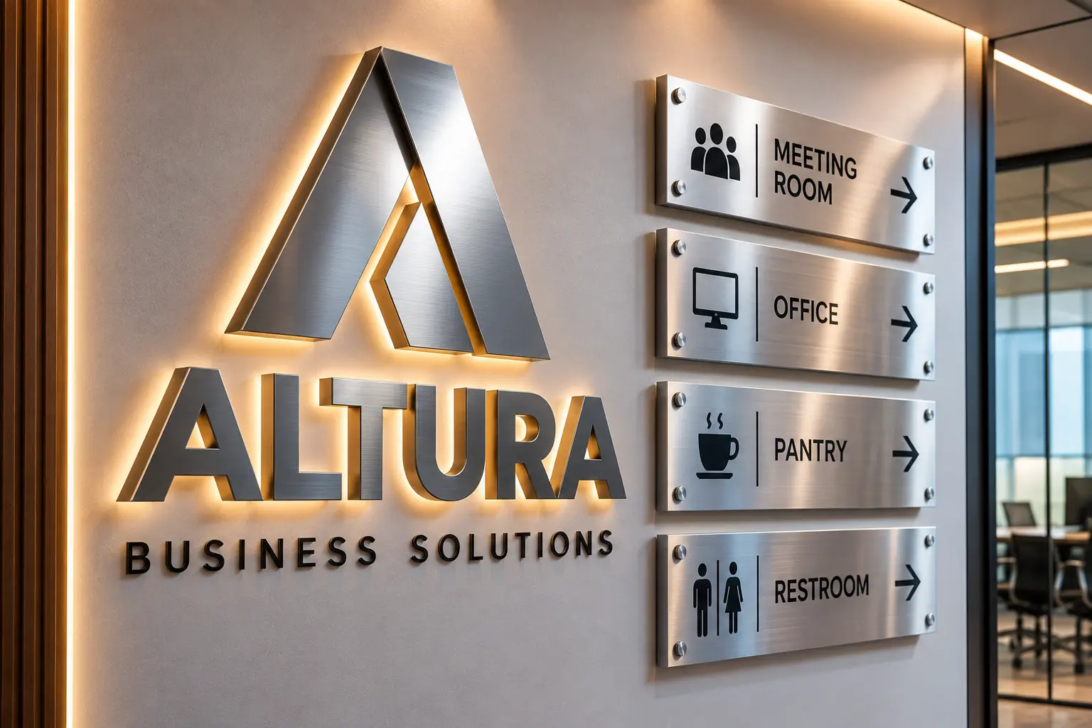 Metal Indoor Signage