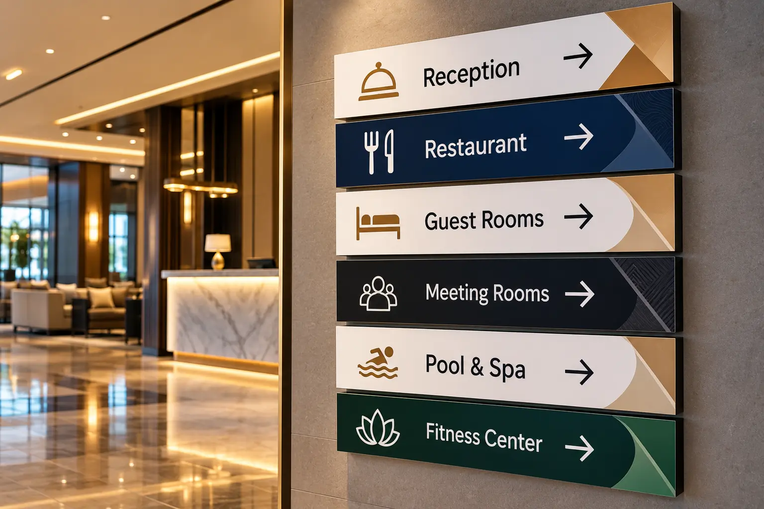 PVC Directional Signs